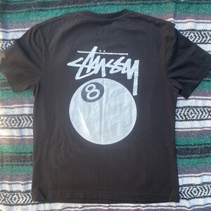 STUSSY 8 BALL T SHIRT SIZE LARGE
